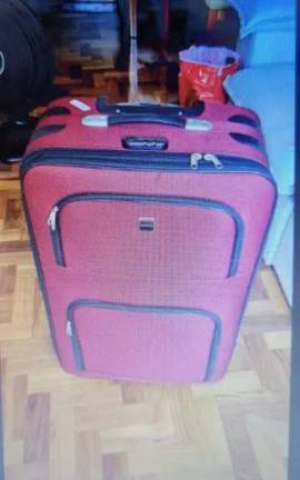 Linda Mala De Viagem Vermelha