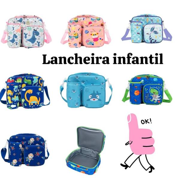 Lancheira Infantil - Diversas Estampas