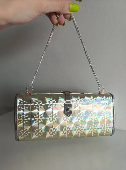 Bolsa Clutch Hologrfica (vintage)