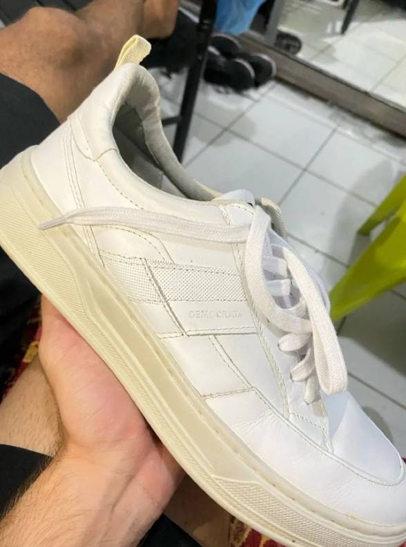Tnis Democrata Dd Denim Branco